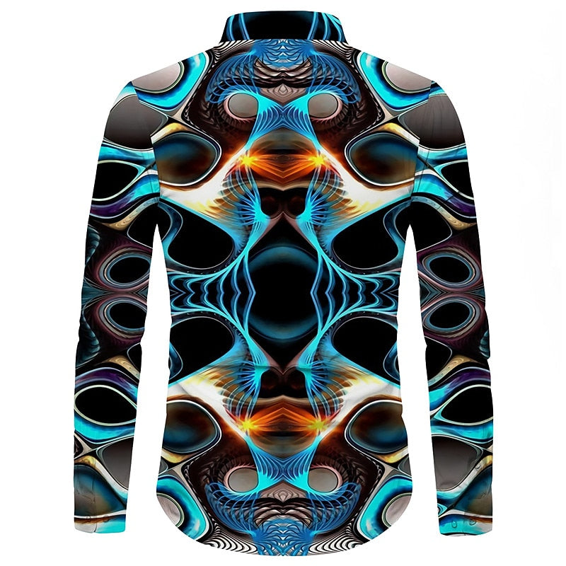 Abstract Fractal Art Long Sleeve Shirt