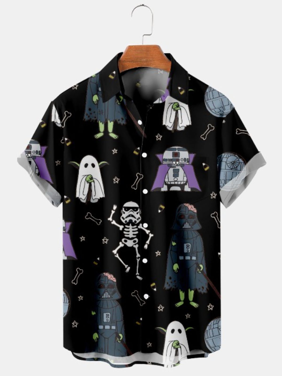 Animated Print Short Sleeve Shirt