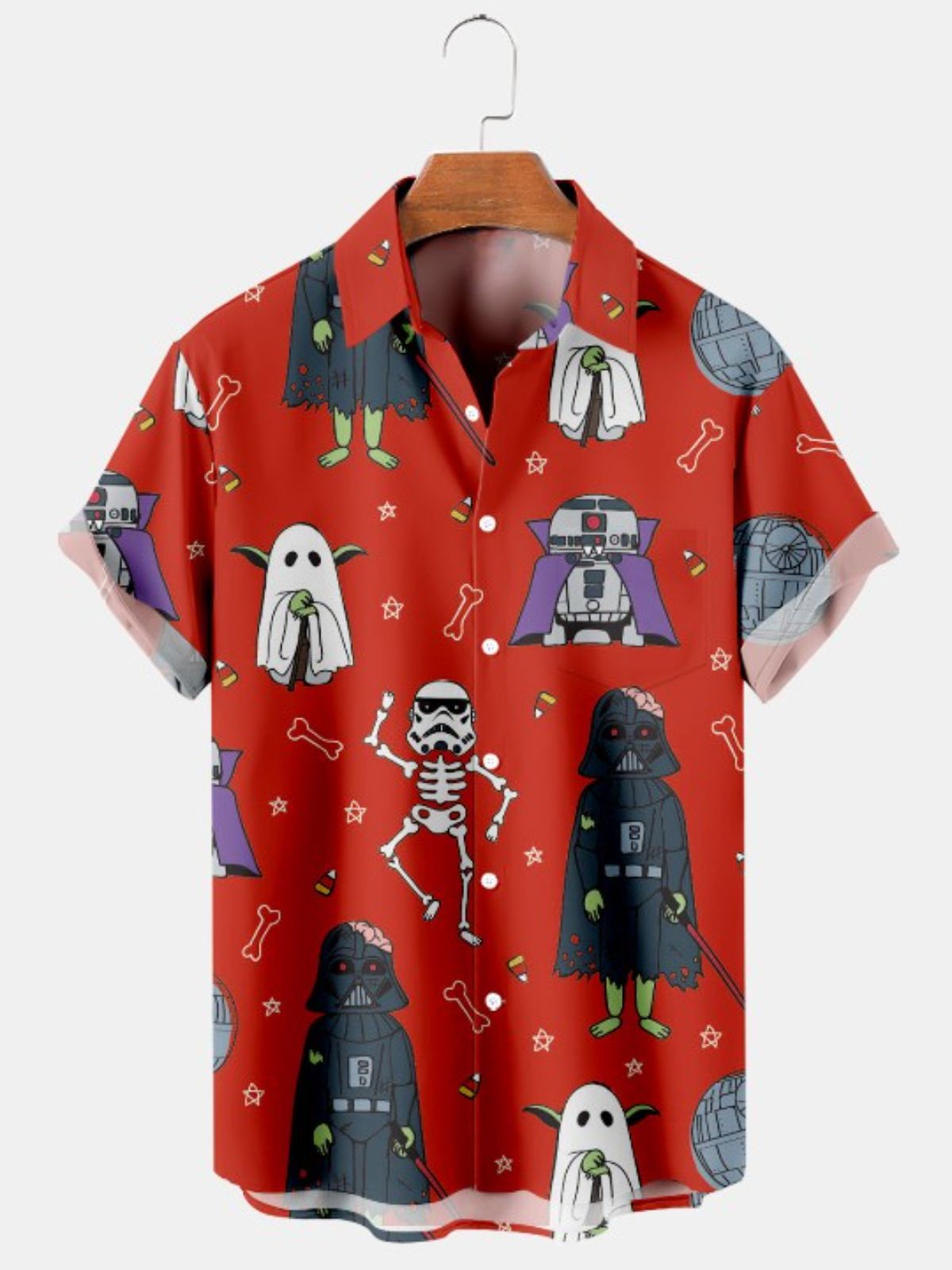 Animated Print Short Sleeve Shirt