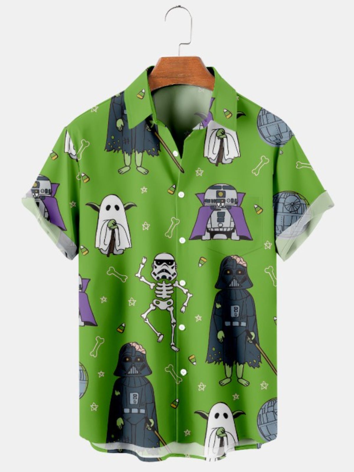 Animated Print Short Sleeve Shirt