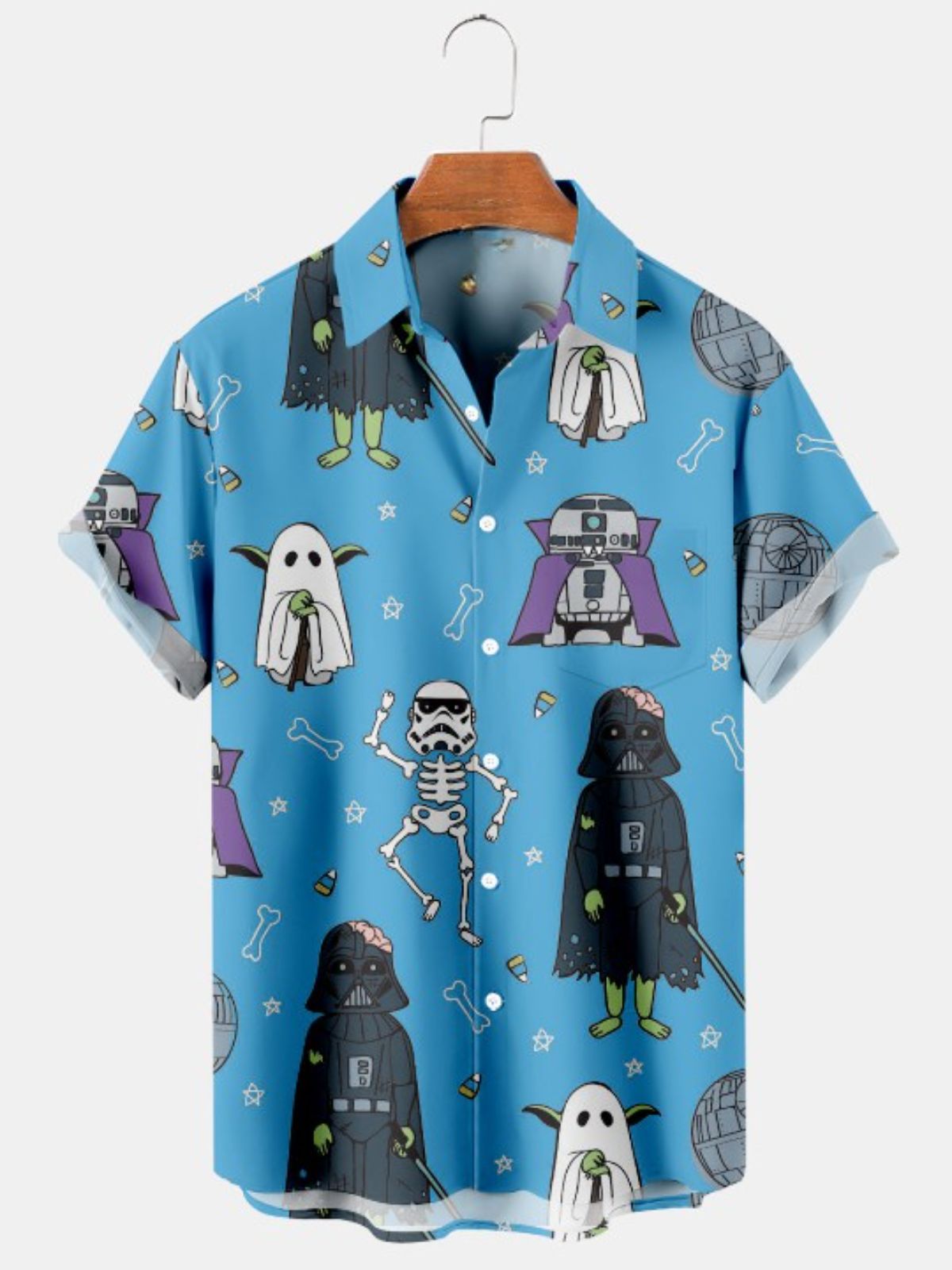 Animated Print Short Sleeve Shirt