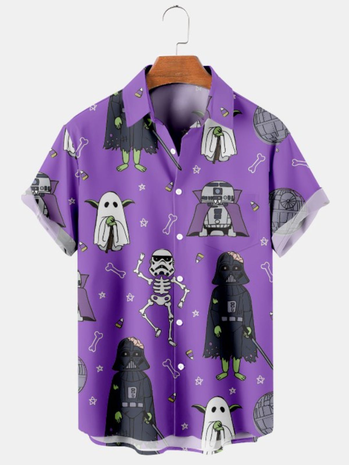 Animated Print Short Sleeve Shirt