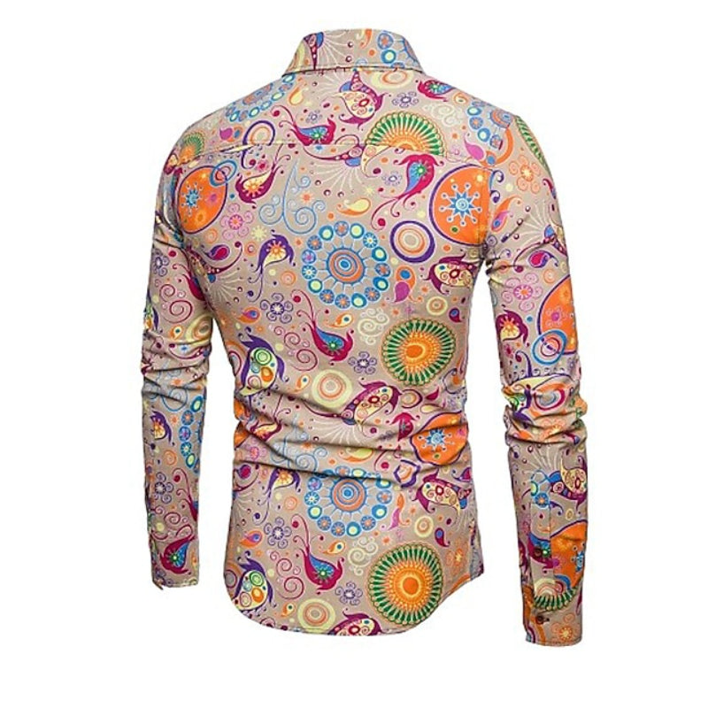 Boho Print Paisley Partywear Shirt