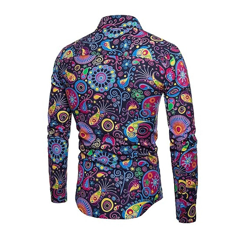 Boho Print Paisley Partywear Shirt