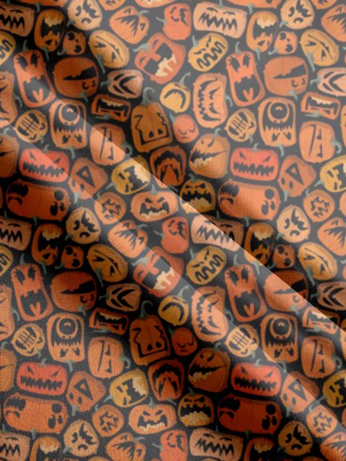 Boo Print Halloween Short Sleeve Shirt