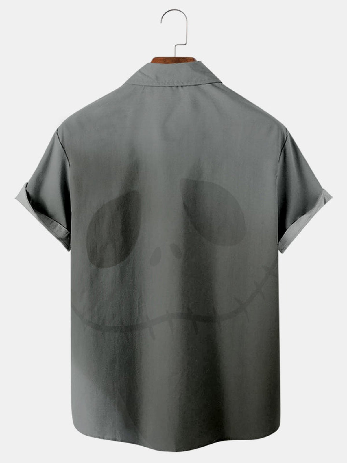 Shade Printed Loose Short Sleeve Shirt