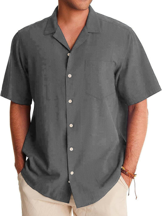 Casual Collar Short Sleeve Shirt