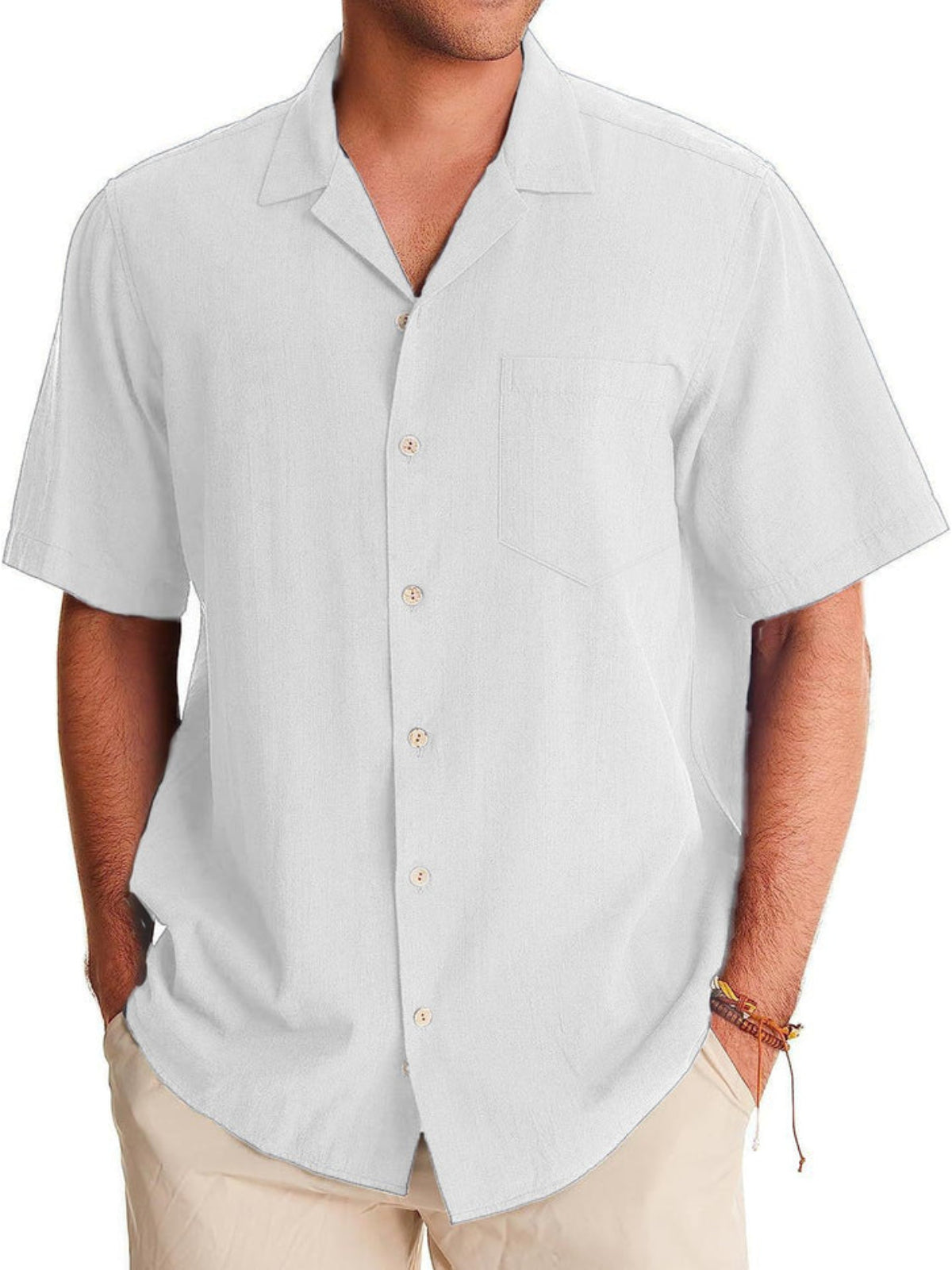 Casual Collar Short Sleeve Shirt