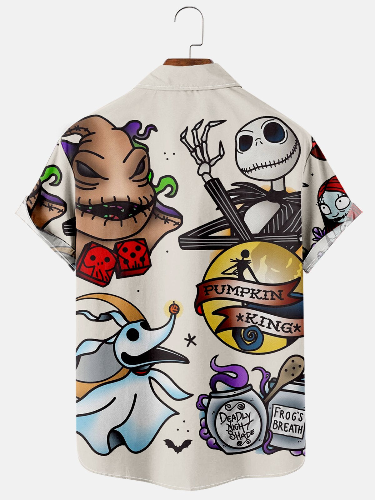 Fun Halloween Cartoon Print Shirt