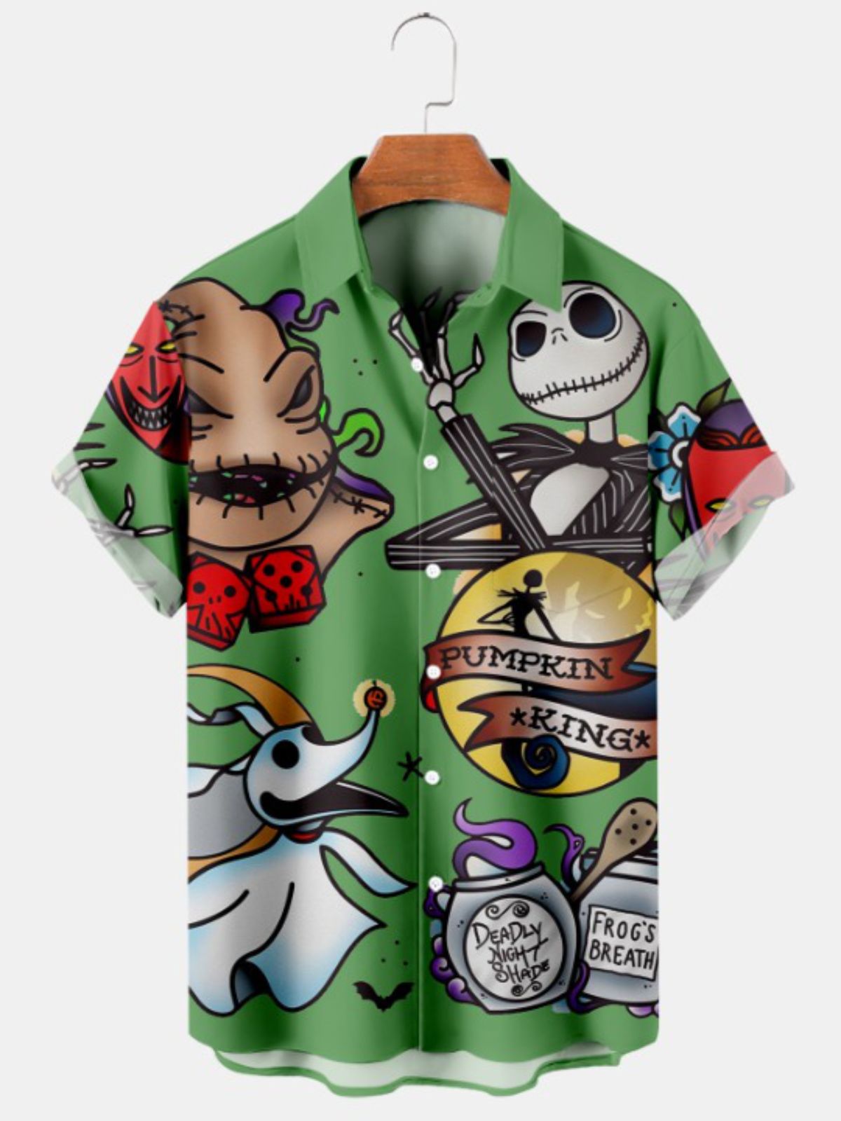 Fun Halloween Cartoon Print Shirt