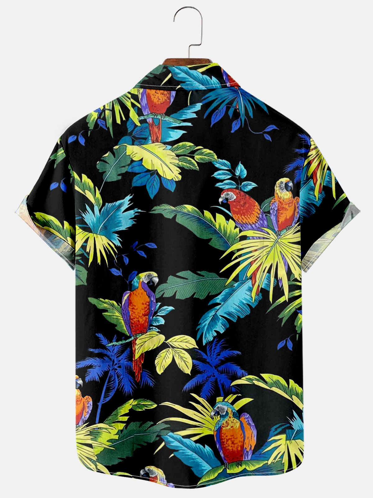 Casual Hawaiian Coconut Parrot Casual Shirt