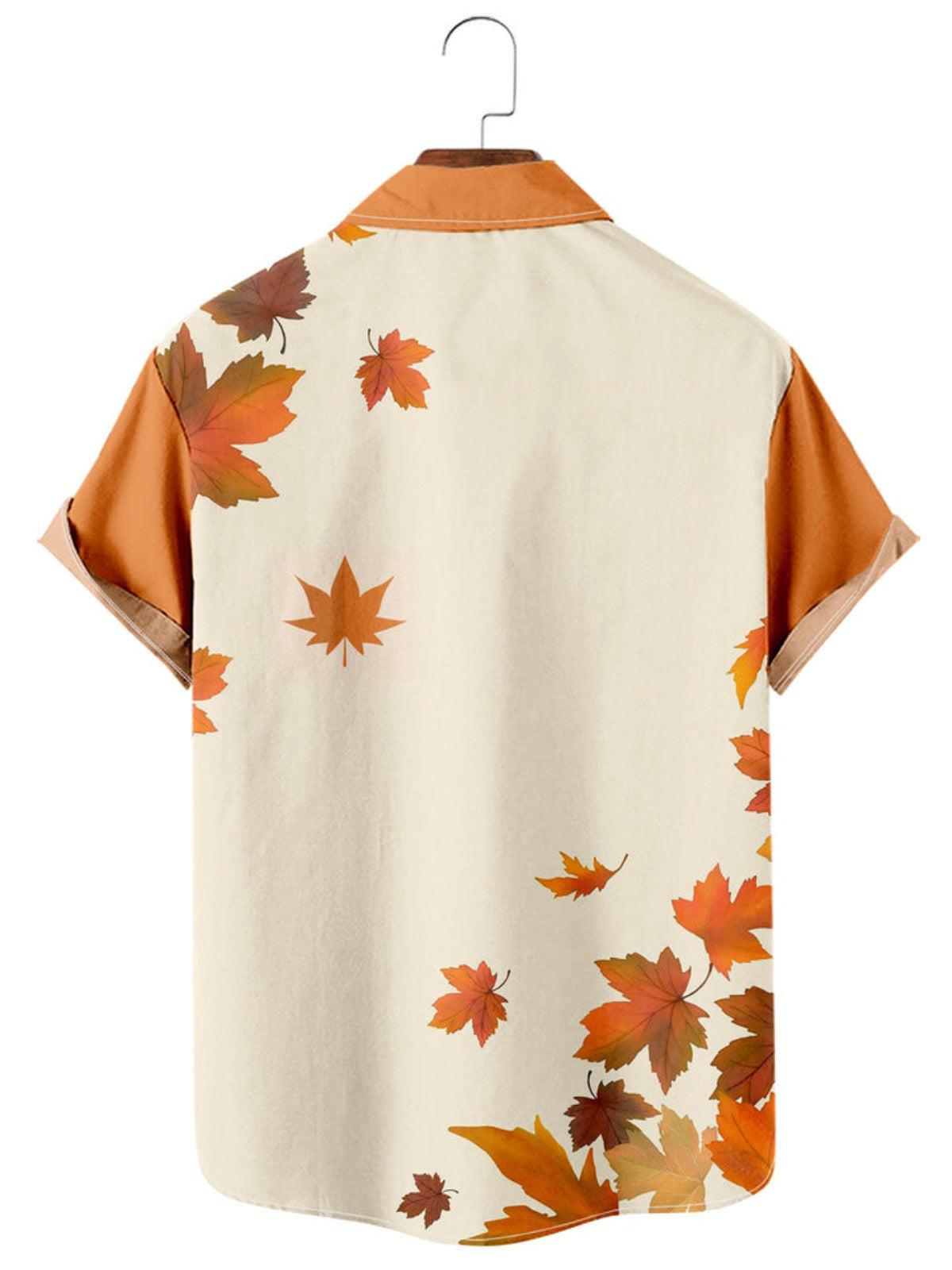 Casual Leaf Short Sleeve Shirt
