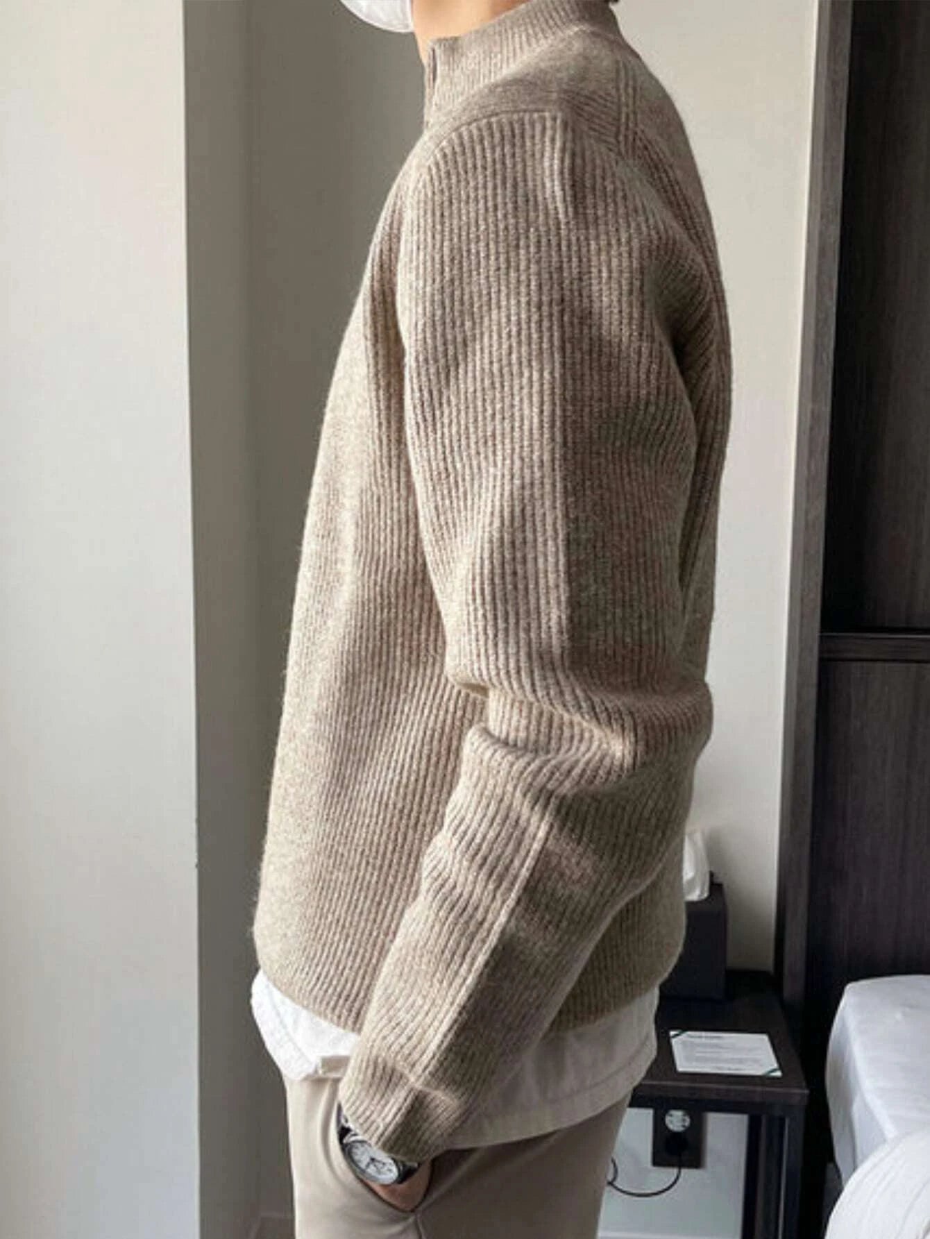 Casual Quarter Zipper Sweater