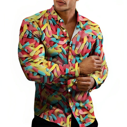 Casual Sprinkle Print Shirt