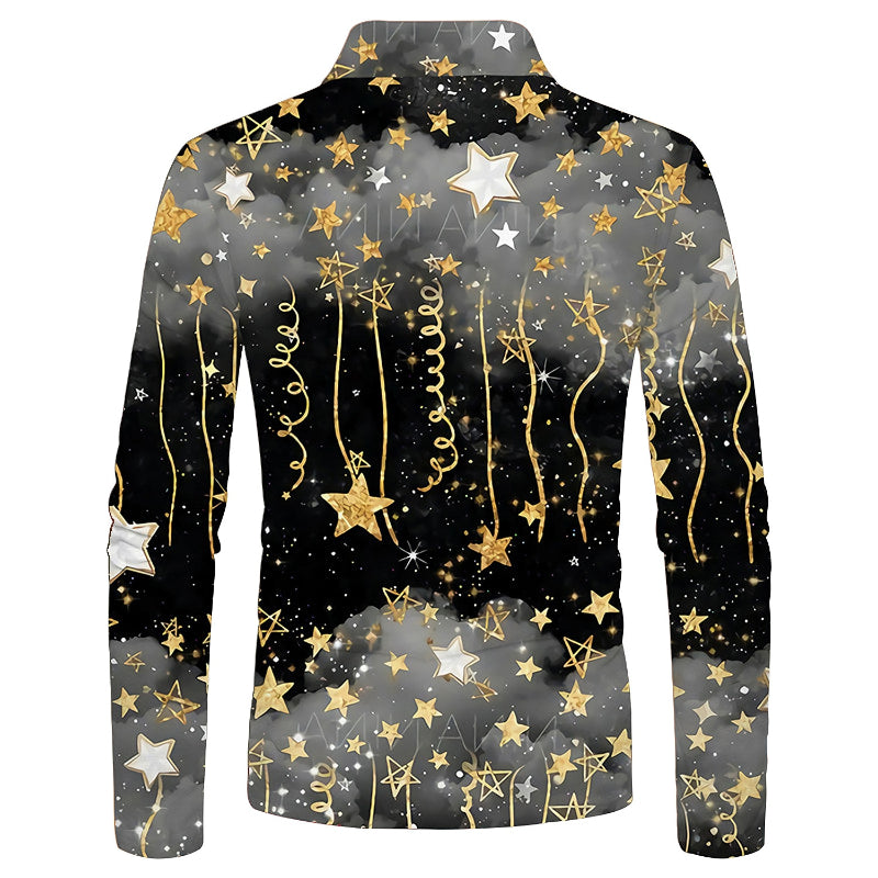 Celestial Printed Party Shirt