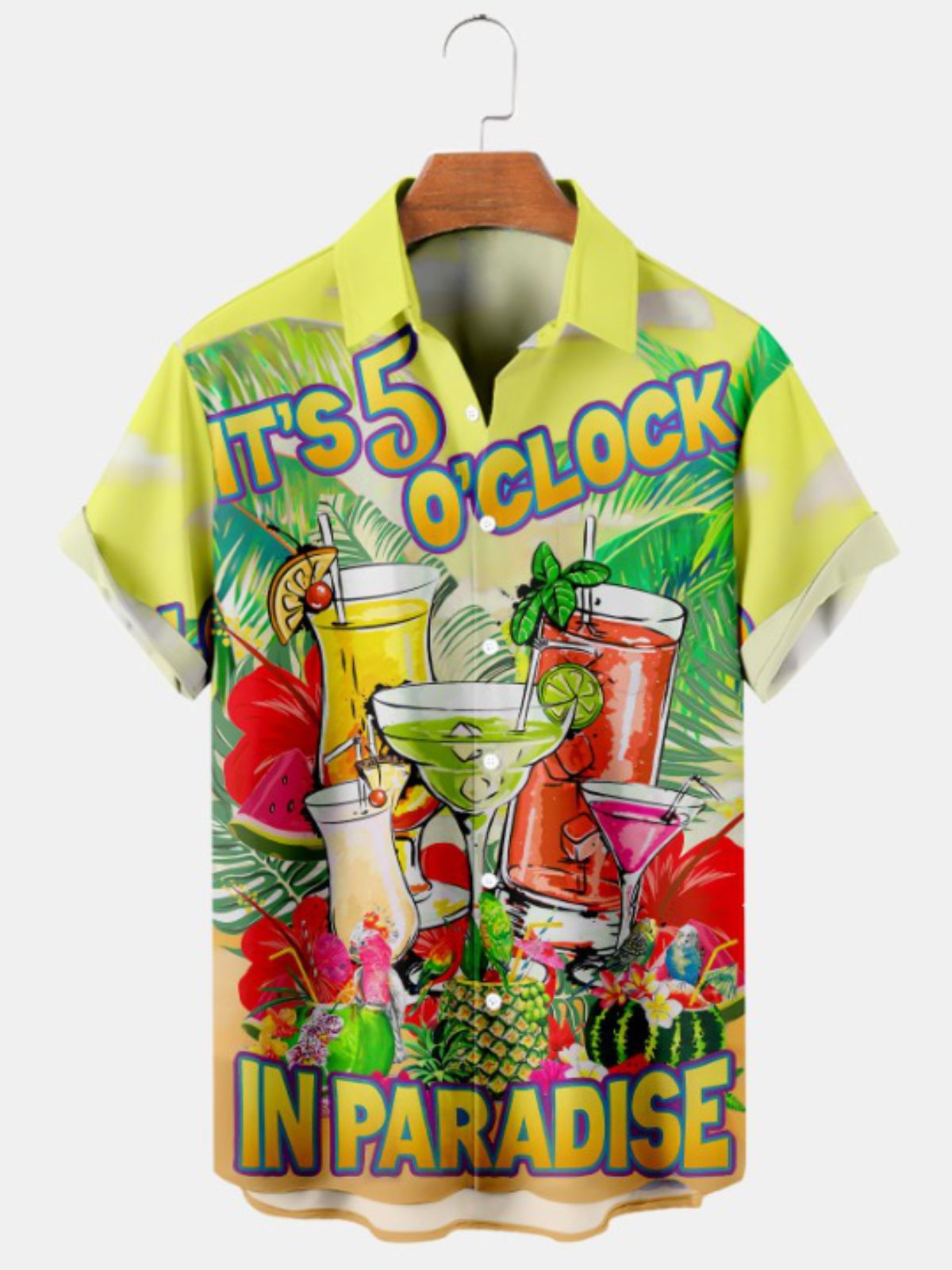 Cheers To 5 O Clock In Paradise Shirt