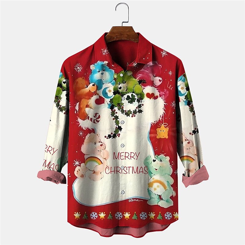 Cartoon And Snowman Shirt