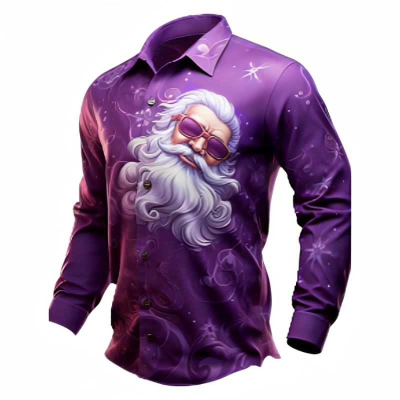 Christmas Casual Long Sleeve Shirt