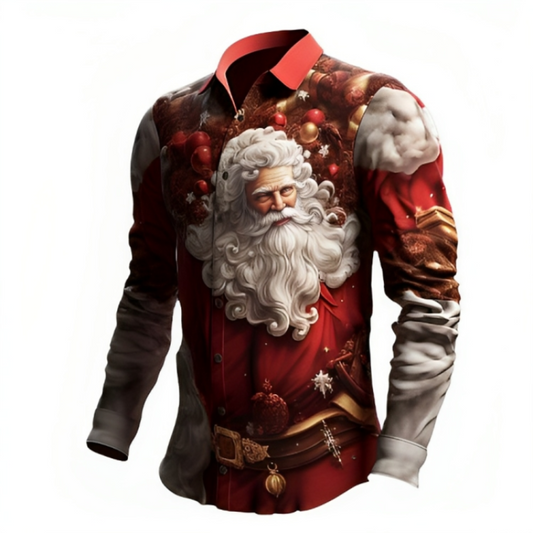 Christmas Holiday Majesty Santa Shirt