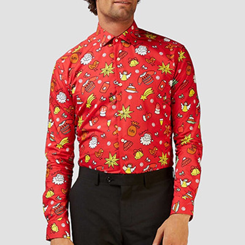 Groovy Printed Long Sleeve Shirt