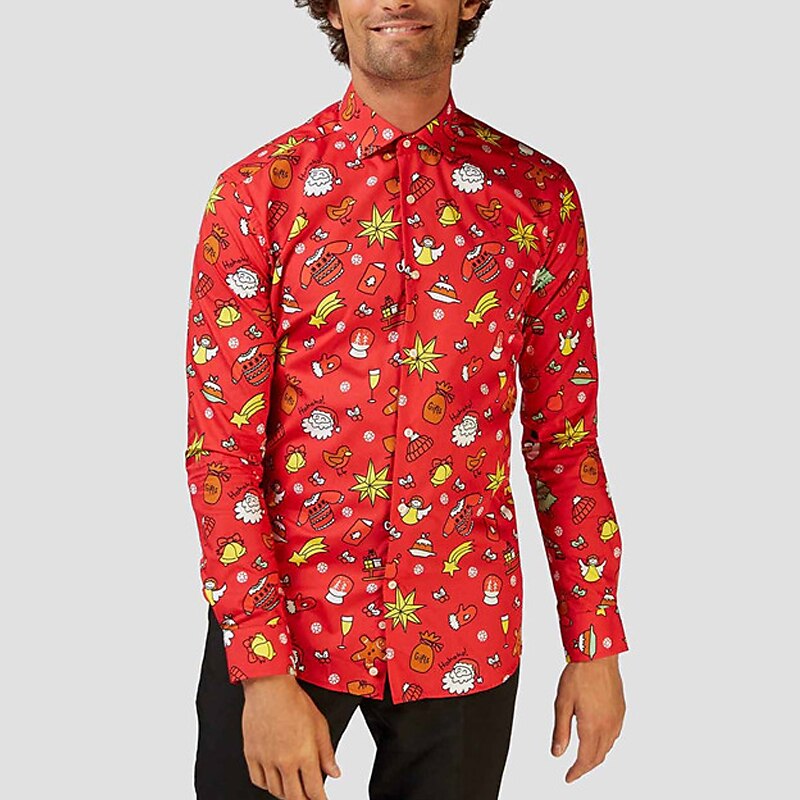 Groovy Printed Long Sleeve Shirt