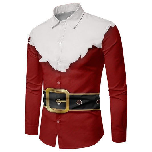 Christmas Santa Claus Costume Style Shirt