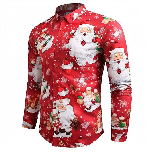 Christmas Santa Festive Long Sleeve Shirt