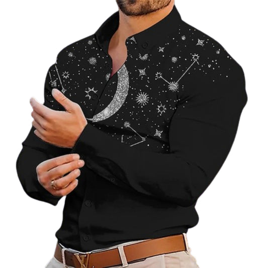 Star Moon Long Sleeve Shirt