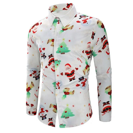 Snowman Theme Casual Shirt