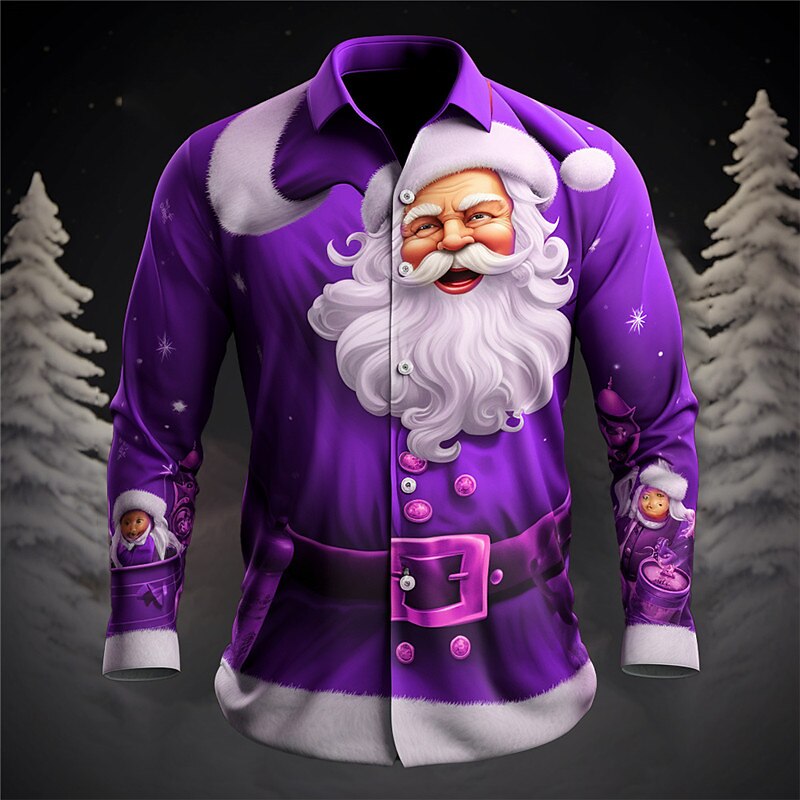 Classic Christmas Santa Cheer Festive Shirt