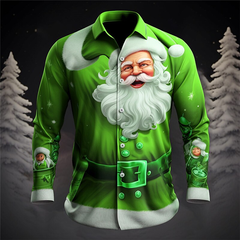 Classic Christmas Santa Cheer Festive Shirt