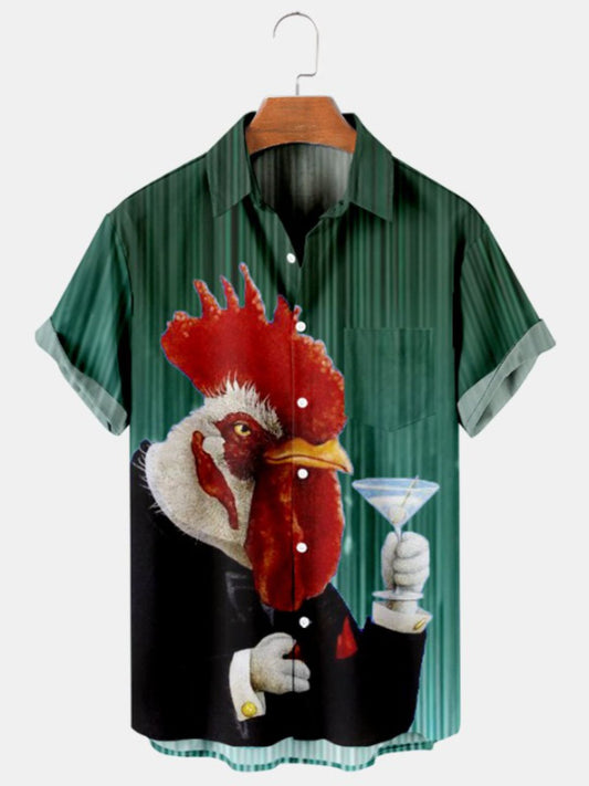 Chicken Pocket Short Sleeve Shirt