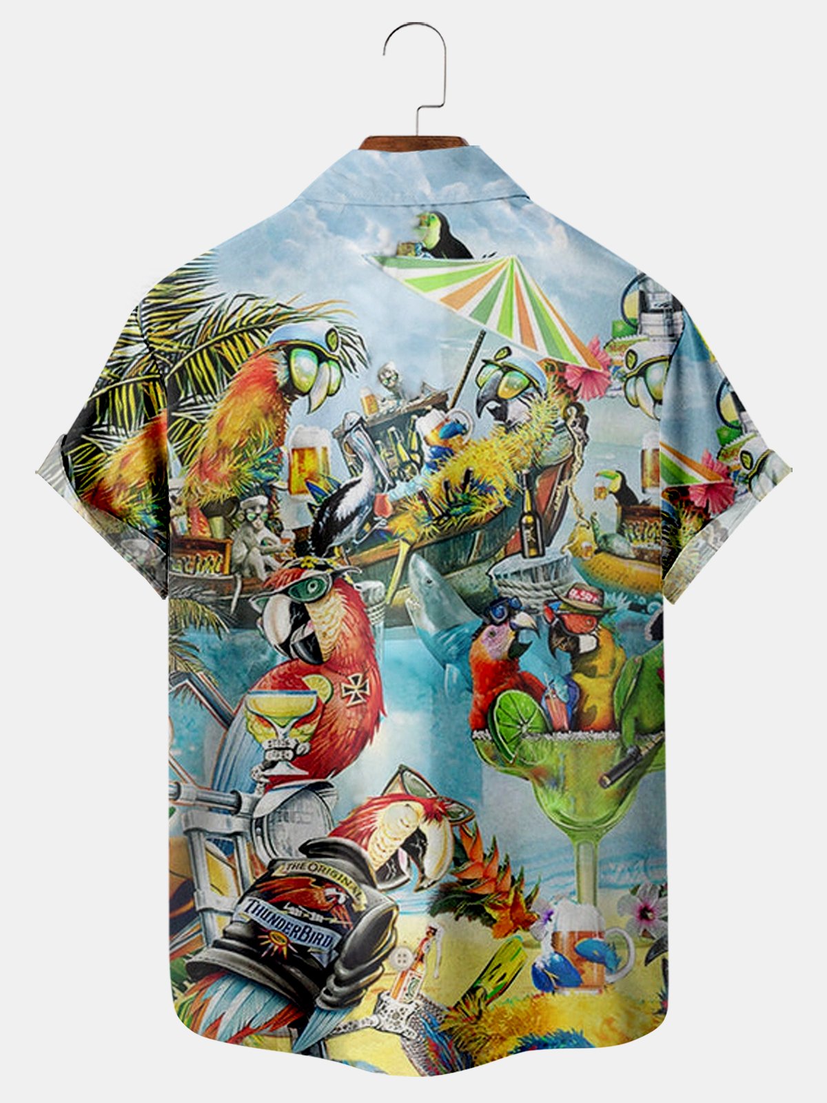 Parrot Party Hawaiian Short Sleeve Shirt