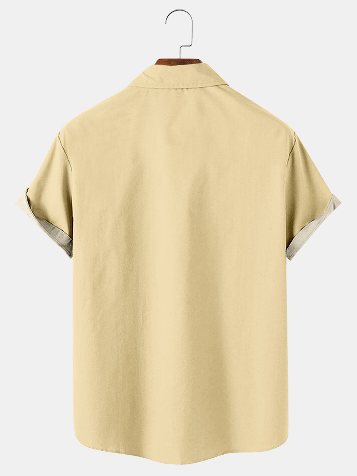 Simple Casual Pocket Short Sleeve Shirt