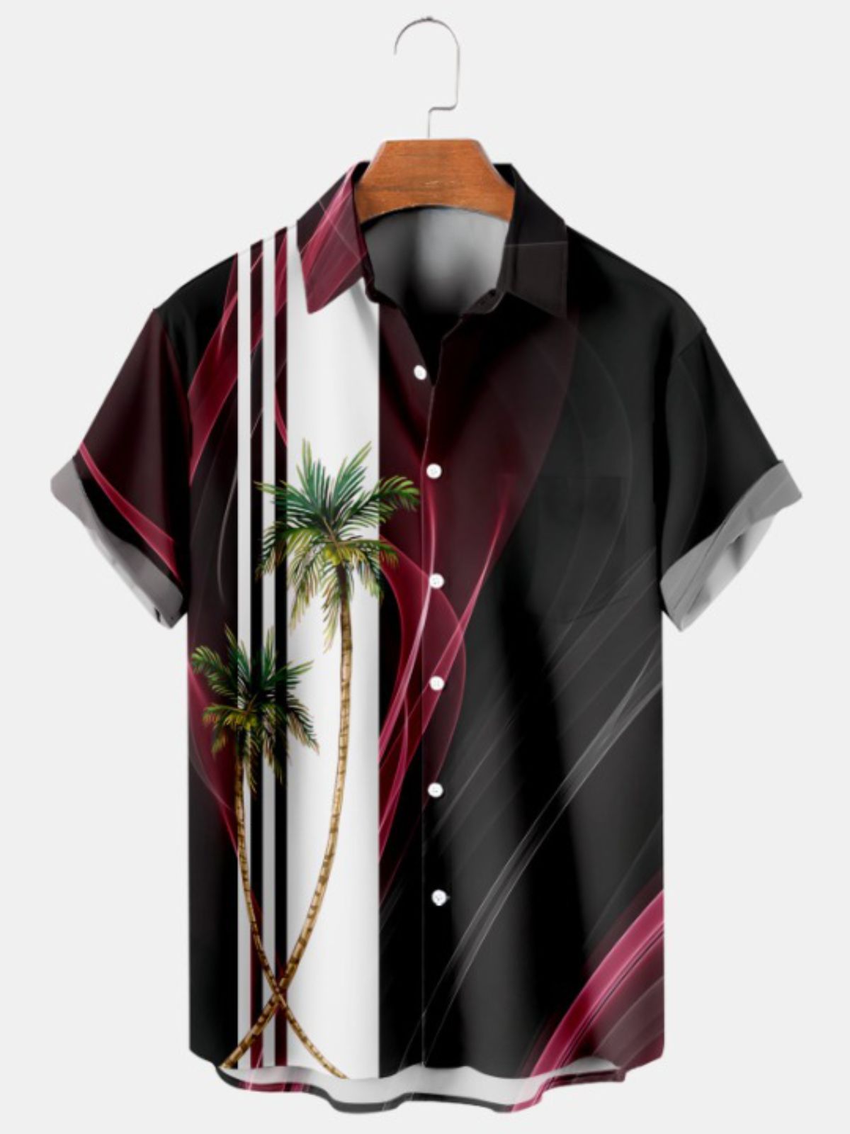 Coconut Tree Gradients Plus Size Shirt