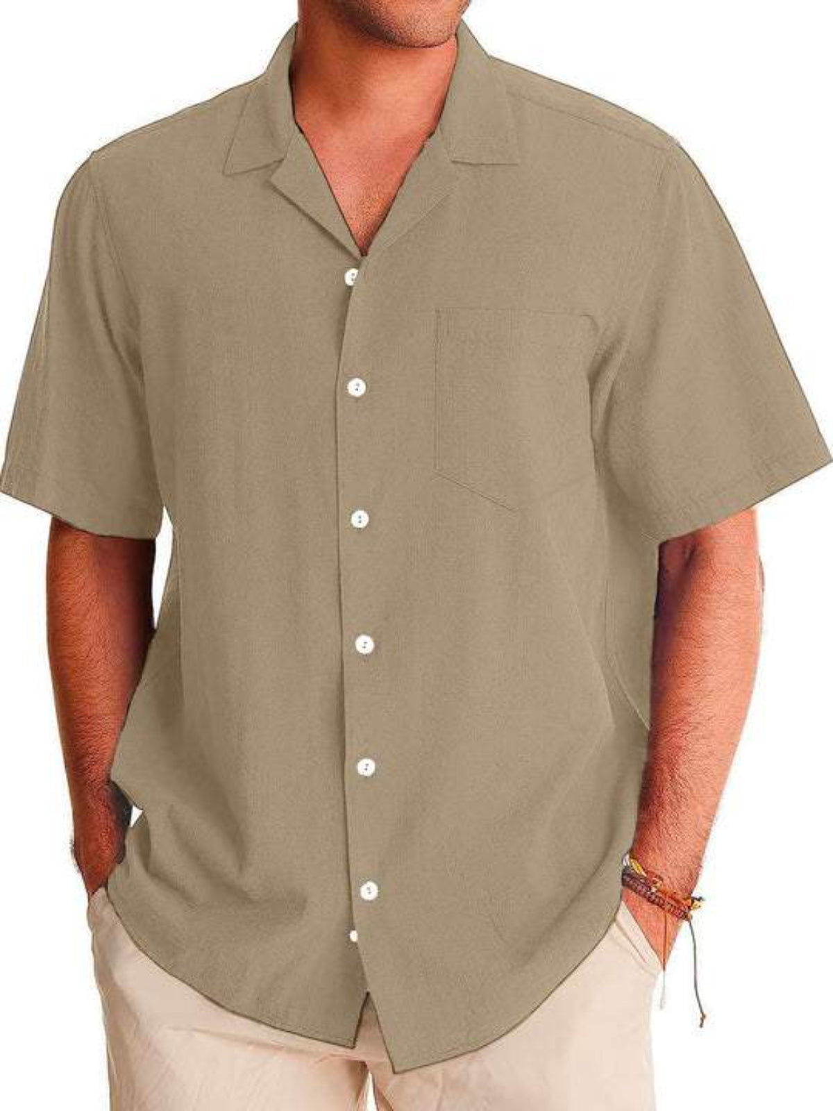 Collar Short Sleeve Shirt