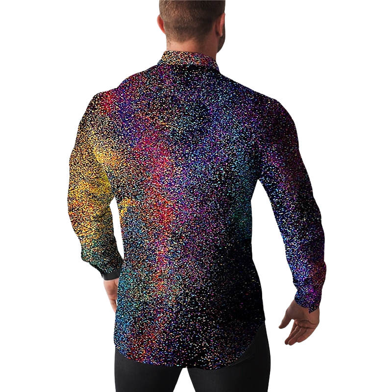 Cosmic Sparkle Print Shirt