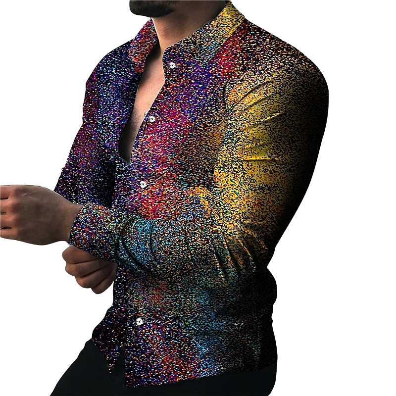 Cosmic Sparkle Print Shirt