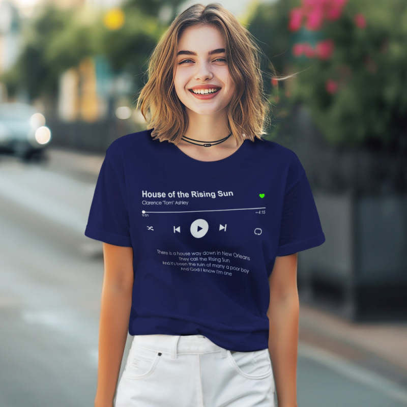 Custom Music Player T Shirt