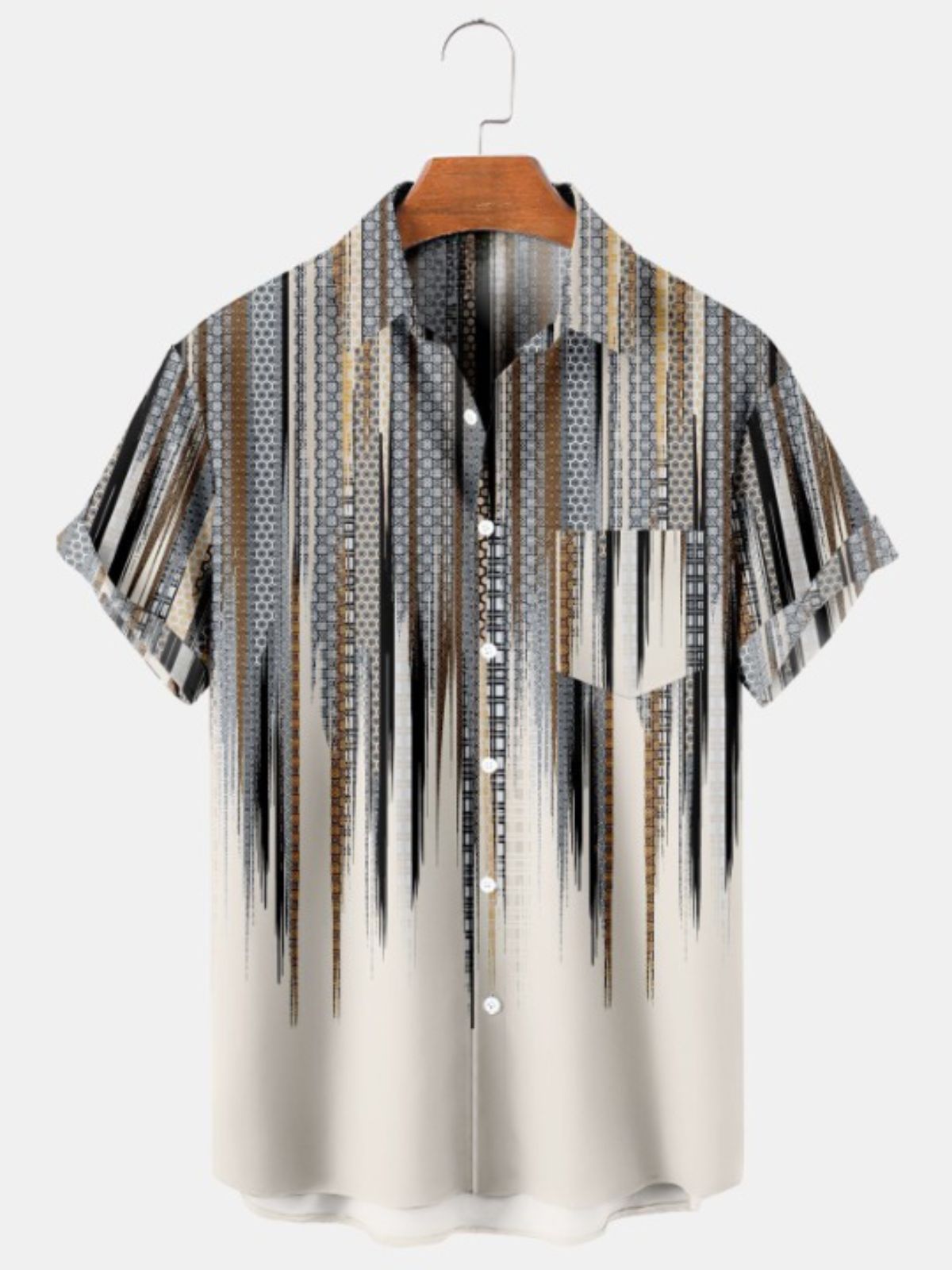 Ethnic Vintage Short Sleeve Shirt