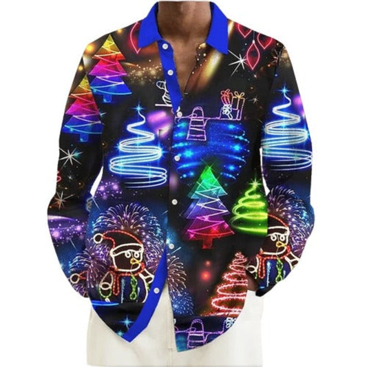 Festive Christmas Light Display Shirt