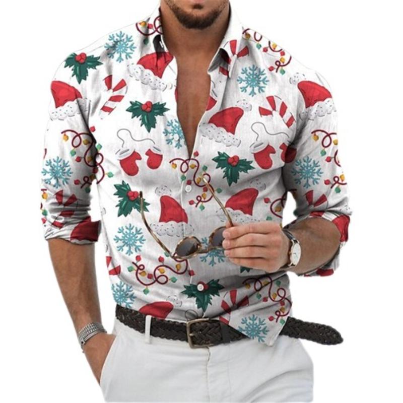 Festive Graphic Print Shirt