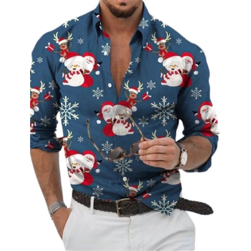 Festive Graphic Print Shirt