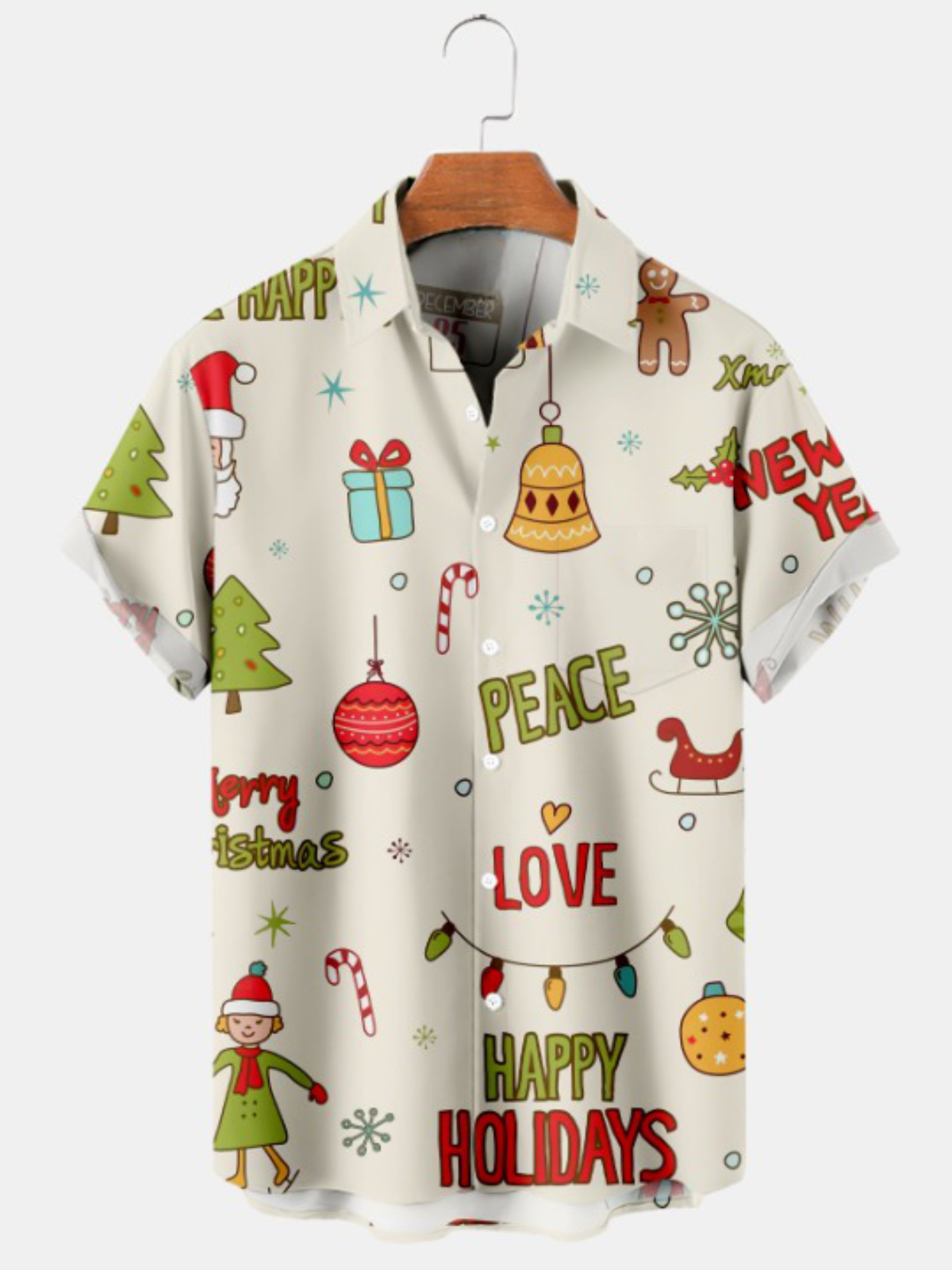 Festive Holiday Gift Graphic Shirt