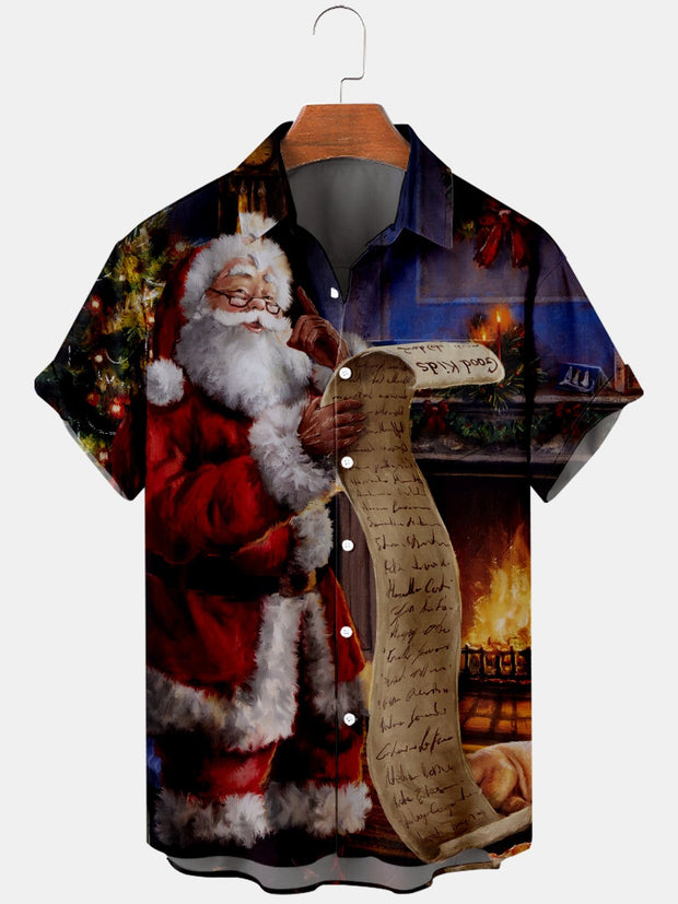 Festive Large Christmas Theme Shirt