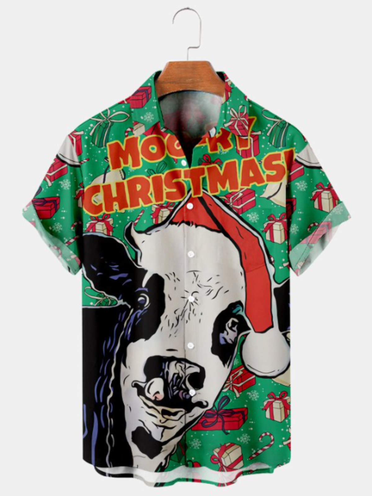 Festive Plus Size Holiday Shirt