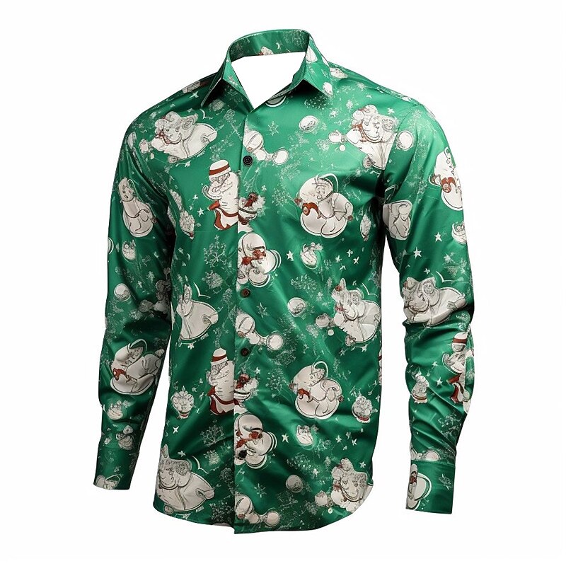 Festive Seasonal Holiday Printed Shirt