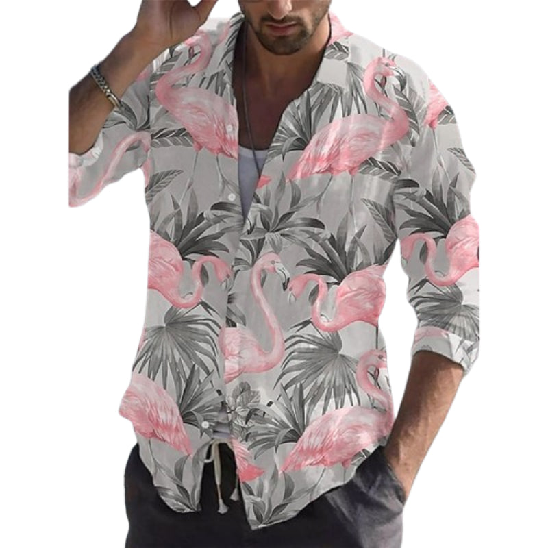 Flamingo Printed Shirt