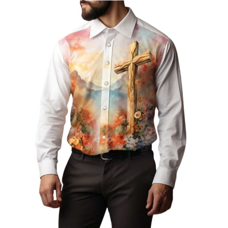 Floral Faith Printed Shirt