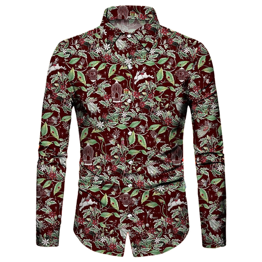 Floral Graphic Printed Pattern Shirt